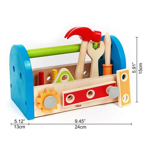 toy metal tool box|wooden tool box for kids.